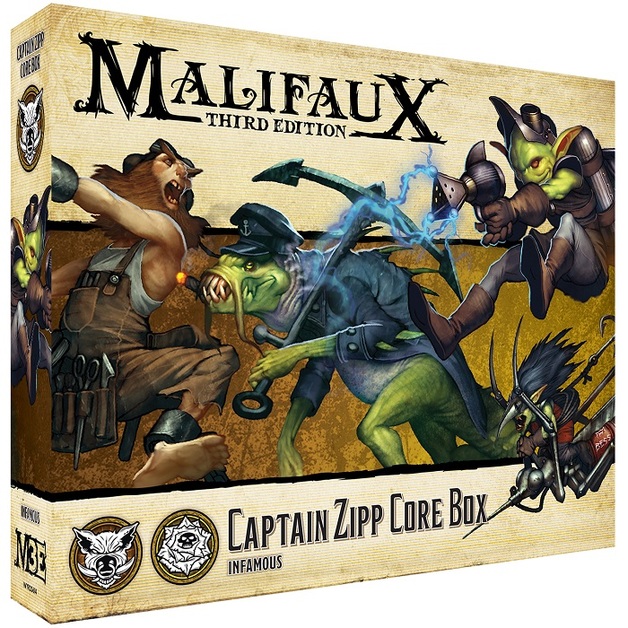 Malifaux: Bayou - Captain Zipp Core Box