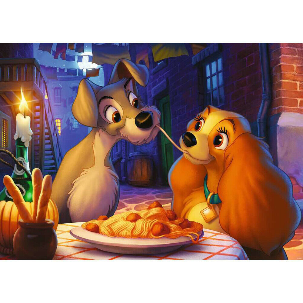 Ravensburger: 1,000 Piece Puzzle - Disney Moments (Lady & the Tramp) image