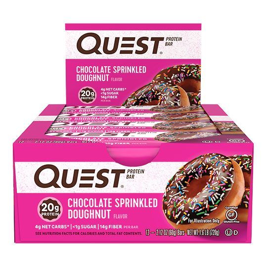 Buy Quest Nutrition Protein Bars Chocolate Sprinkled Donut at Mighty