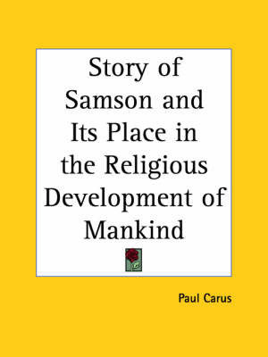 Story of Samson by Paul Carus image