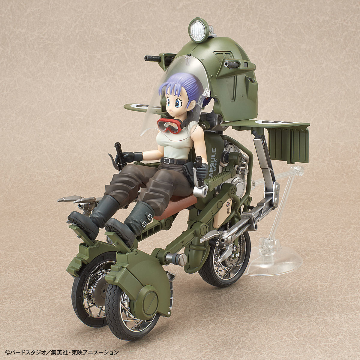 Dragon Ball: Figure-rise Mechanics 19: Bulma with a Transforming Motorbike - Model Kit image