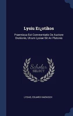 Lysiu Er�otikos by Eduard Haenisch image