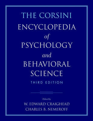The Corsini Encyclopedia of Psychology and Behavioral Science: Vol. 1 by Raymond J. Corsini image