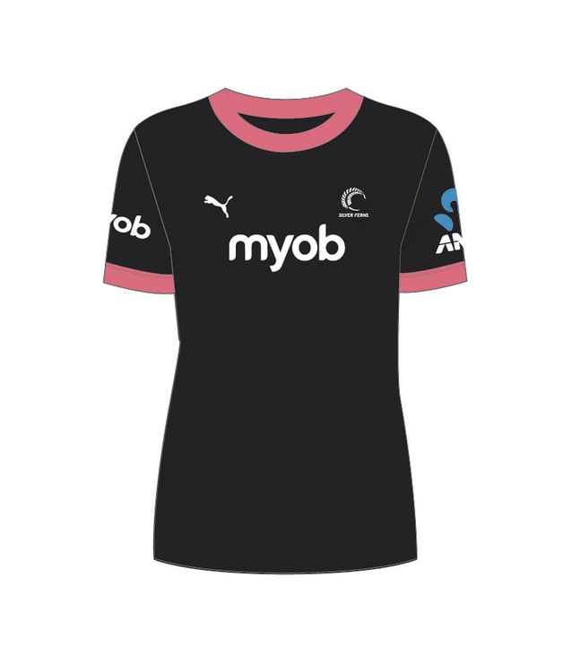 black and pink puma shirt