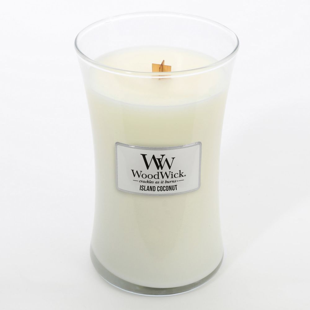 WoodWick: Hourglass Candle - Island Coconut (Large) image