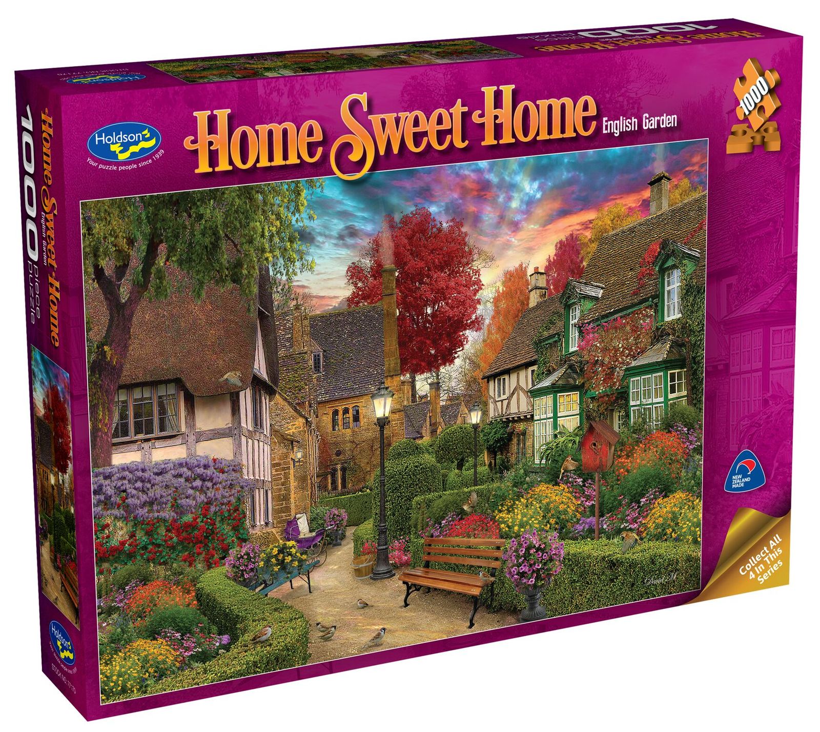 Holdson: 1000 Piece Puzzle - Home Sweet Home S2 (English Garden) image