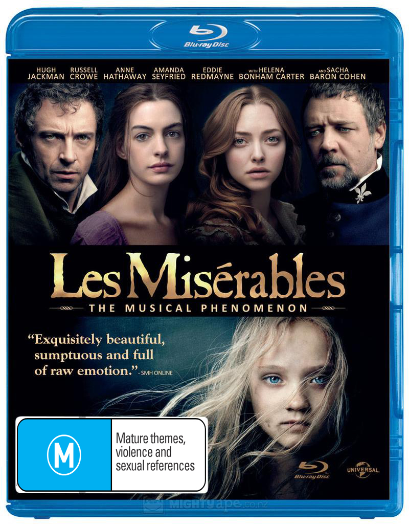 Les Miserables on Blu-ray