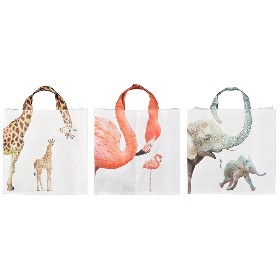 Animal Shopping Bag - Zoo - Assorted