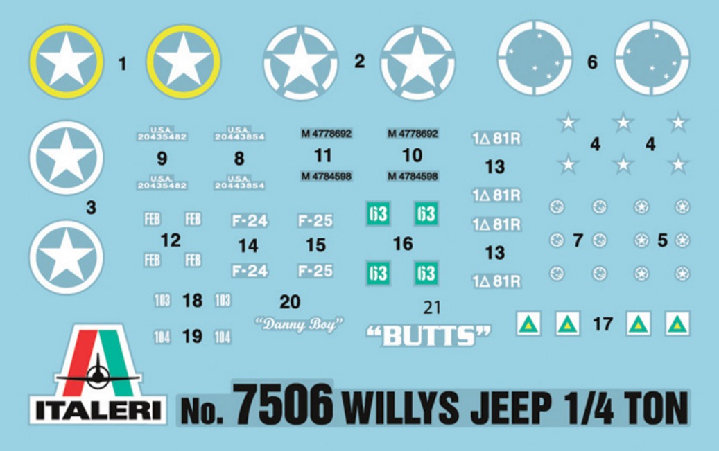 1/72 Willys Jeep WW2 - Fast Assembly Kit image