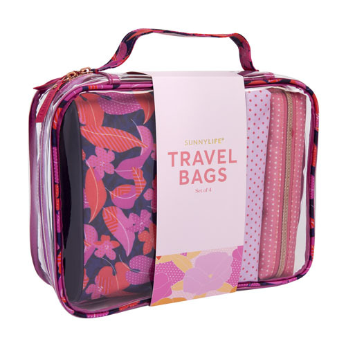 Sunnylife Travel Bag Set Wild Posy at Mighty Ape NZ