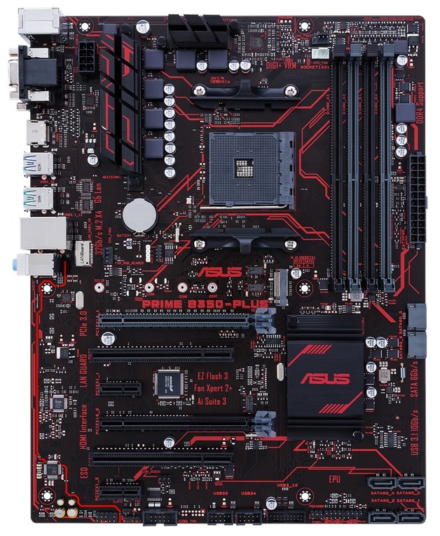 ASUS PRIME B350PLUS Ryzen Motherboard at Mighty Ape NZ