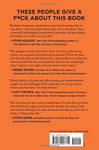 The Subtle Art of Not Giving a F*Ck by Mark Manson image