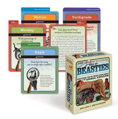 Box of Beasties: 100 Bewildering Trivia Flashcards by John Lloyd, PhD image