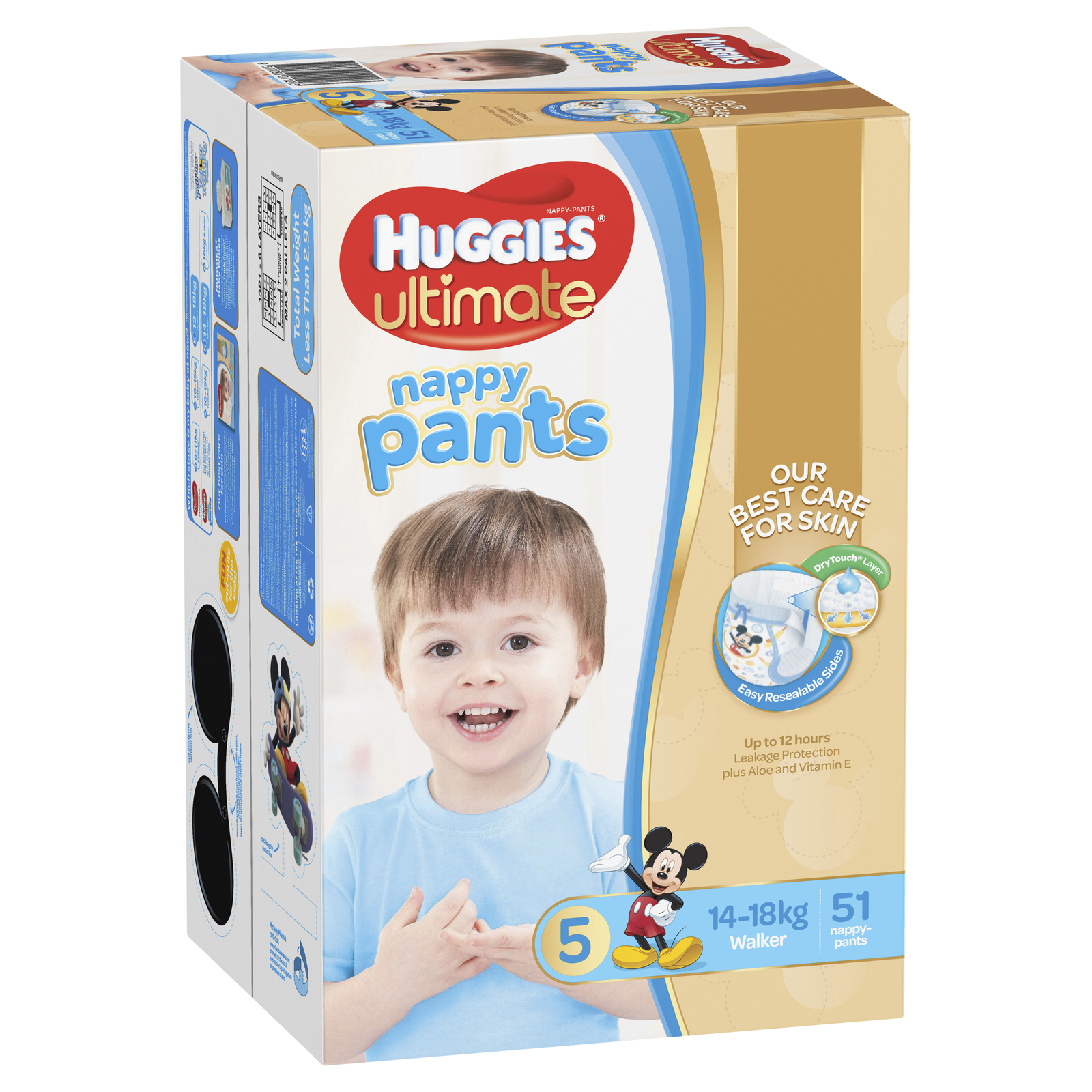 Huggies Ultimate Nappy Pants: Jumbo Pack - Walker Boy 14-18kg (51) image