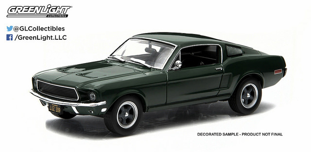 1/43: Ford Mustang - Steve McQueen Bullitt - Diecast Model