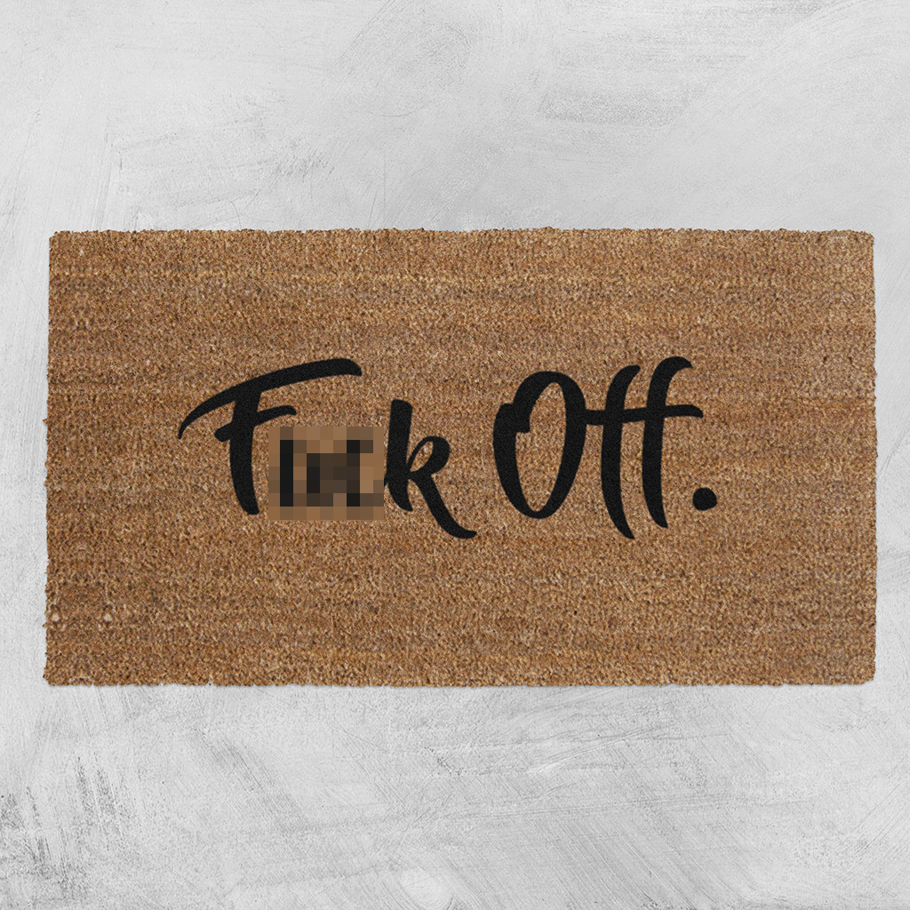 Natural Fibre Doormat - F*ck Off image