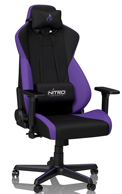 Nitro Concepts S300 Fabric Gaming Chair – Nebula Purple
