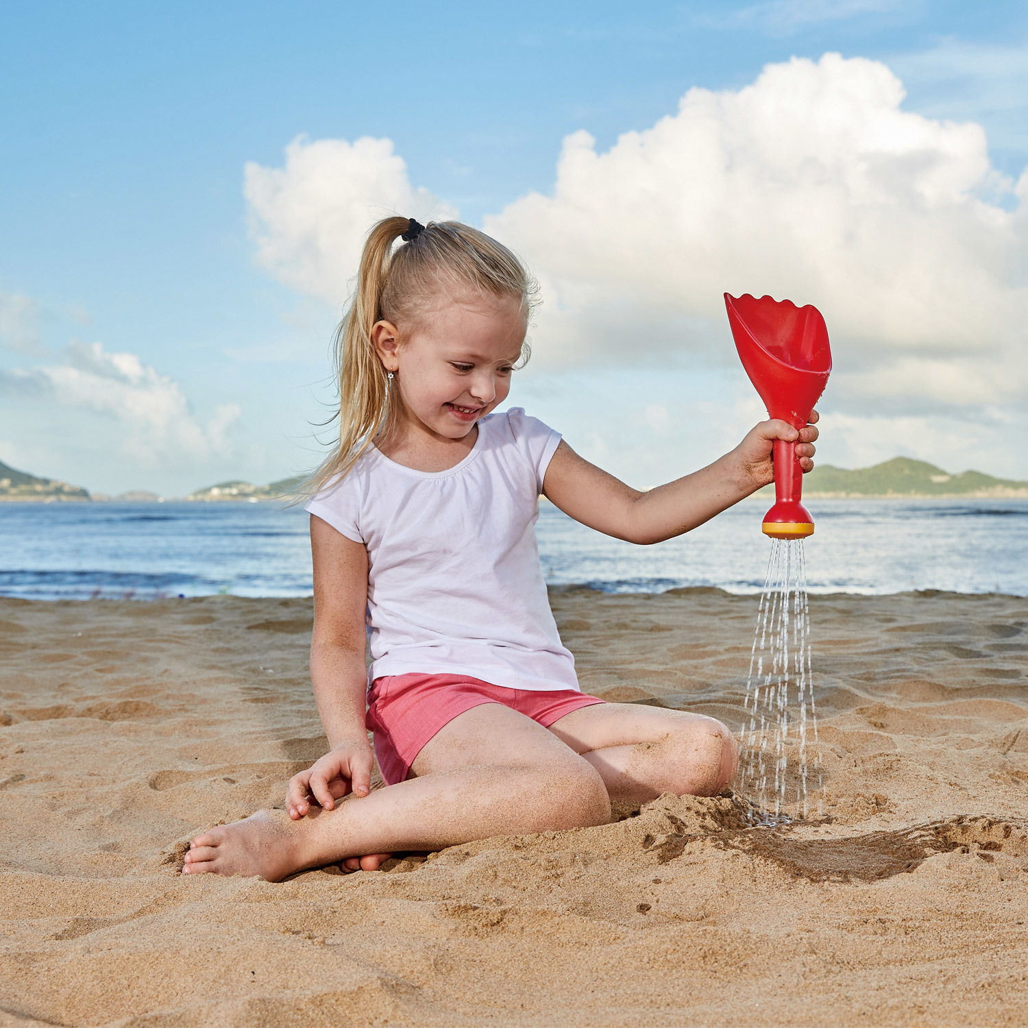 Hape: Rain Shovel Sand Toy - Blue image