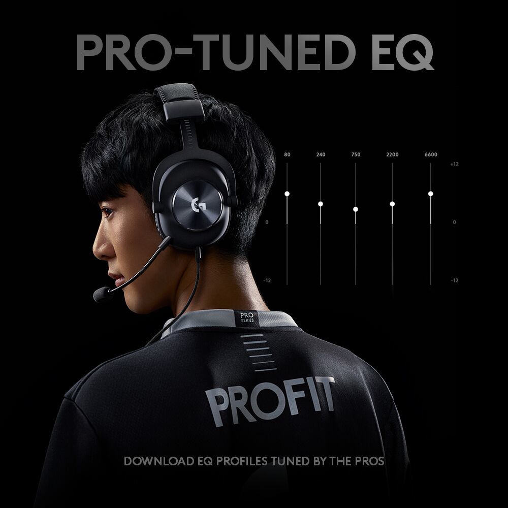 Logitech G PRO X Gaming Headset (Wired) for PC image