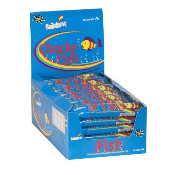Rainbow - Chocky Fish Bulk Box (50 Pack) image