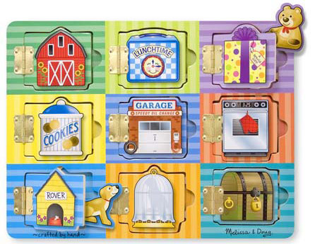 Melissa & Doug: Wooden Magnetic Hide & Seek Activity Board image