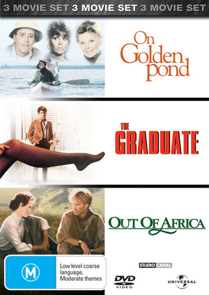 On Golden Pond/The Graduate/Out of Africa (3 Disc Set) on DVD image