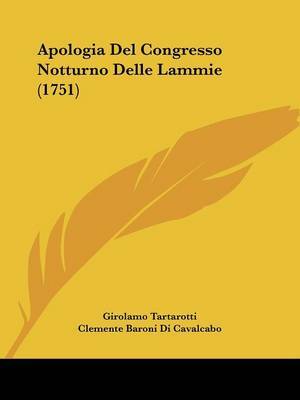 Apologia Del Congresso Notturno Delle Lammie (1751) by Clemente Baroni Di Cavalcabo image