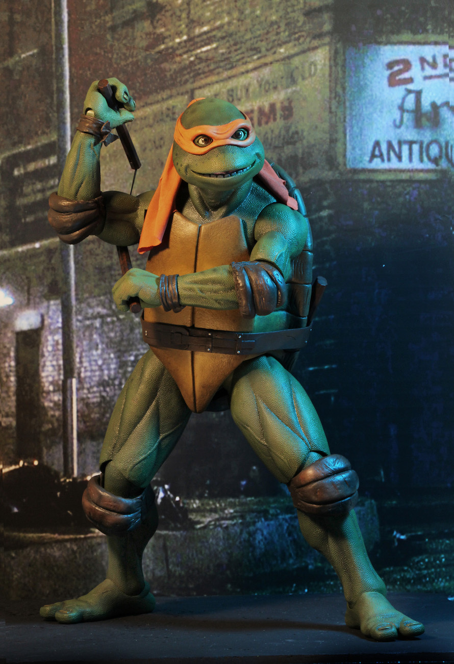 Teenage Mutant Ninja Turtles: Michelangelo (1990 Movie) - 1:4 Scale Action Figure image