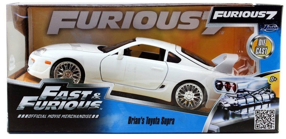 Jada: 1/24 Brian's Supra (White) - Diecast Model