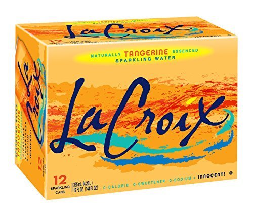 La Croix Sparkling Water - Tangerine 355ml Can (12 Pack) image