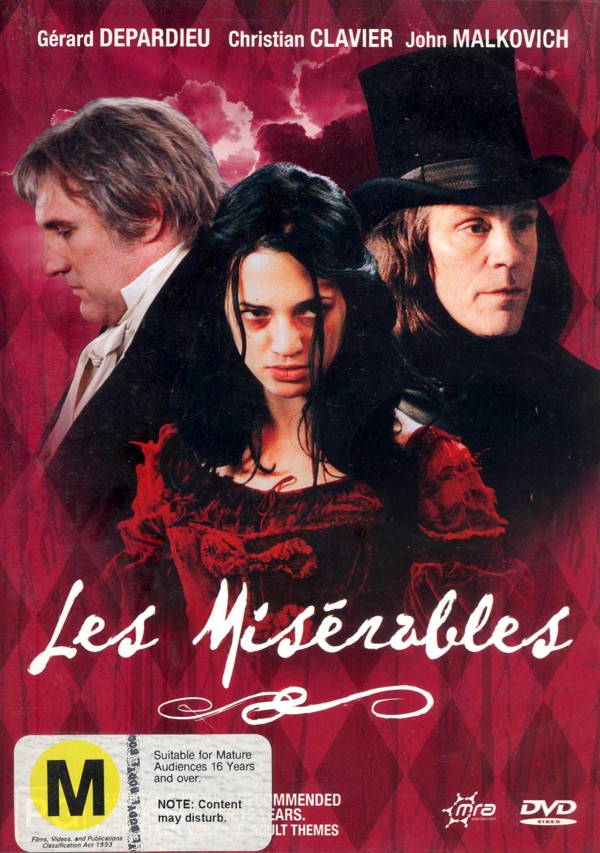Les Miserables on DVD image