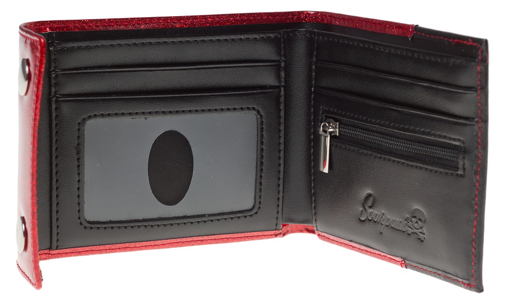 Sourpuss: Sabrina Wallet (Red Glitter) image