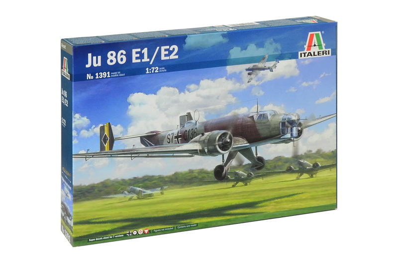 Italeri 1/72 JU-86 E-1/E-2 - Model Kit image