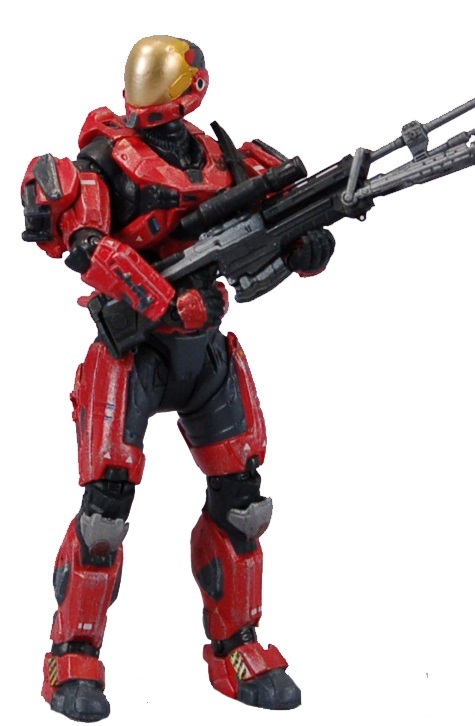 Halo Spartan Eva Team Red Exclusive Figure image