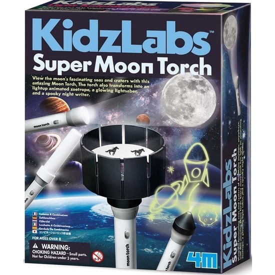 4M: Kidzlabs Super Moon Torch