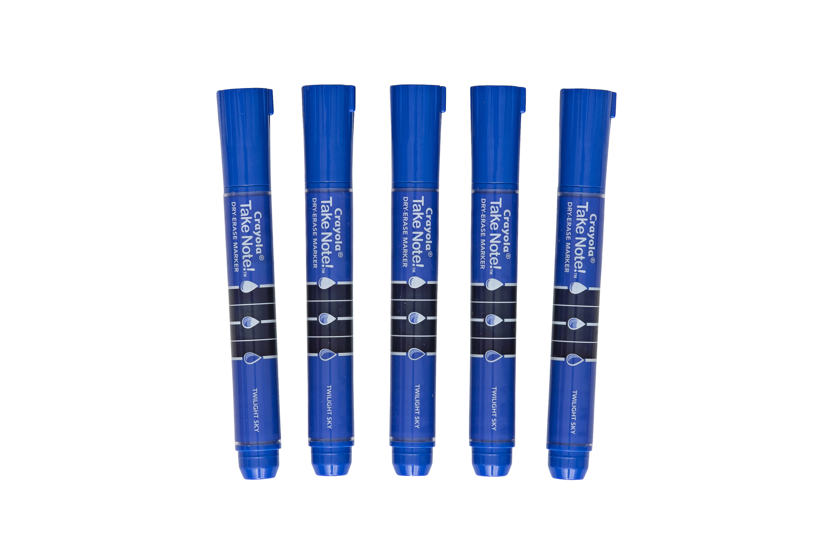 Crayola: Take Note - Whiteboard Markers - Blue (12 Pack) image