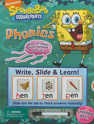 Write, Slide & Learn! Spongebob Squarepants Phonics on Hardback