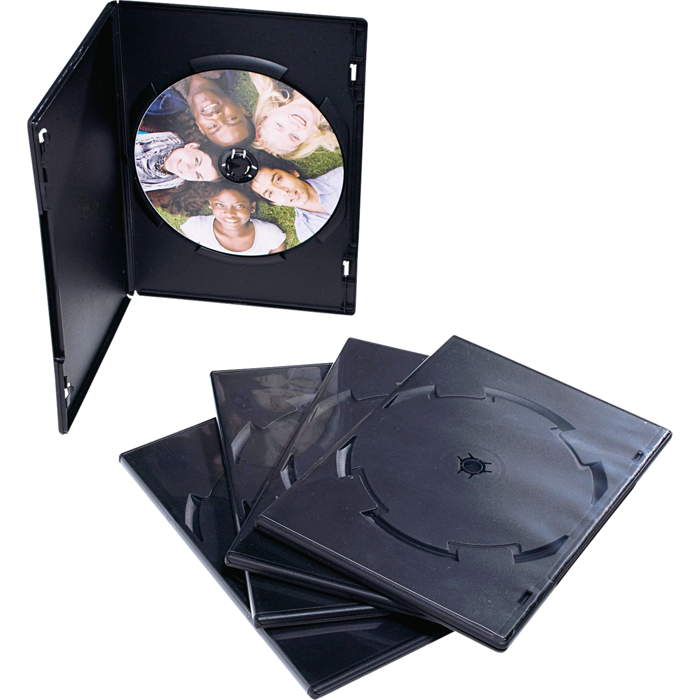 Verbatim DVD Video Trim Cases - 25pk (Black) image