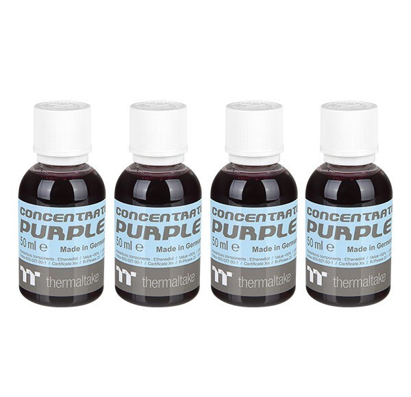 Thermaltake: Premium Contentrate Coolant - Purple (50ml) 4 Pack image