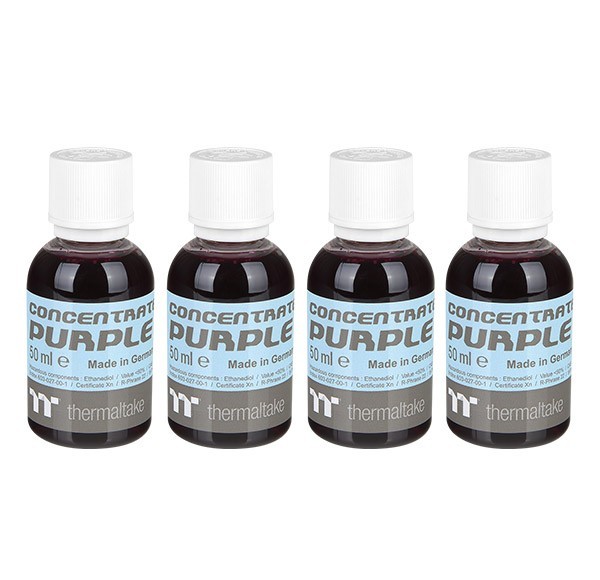 Thermaltake: Premium Contentrate Coolant - Purple (50ml) 4 Pack image