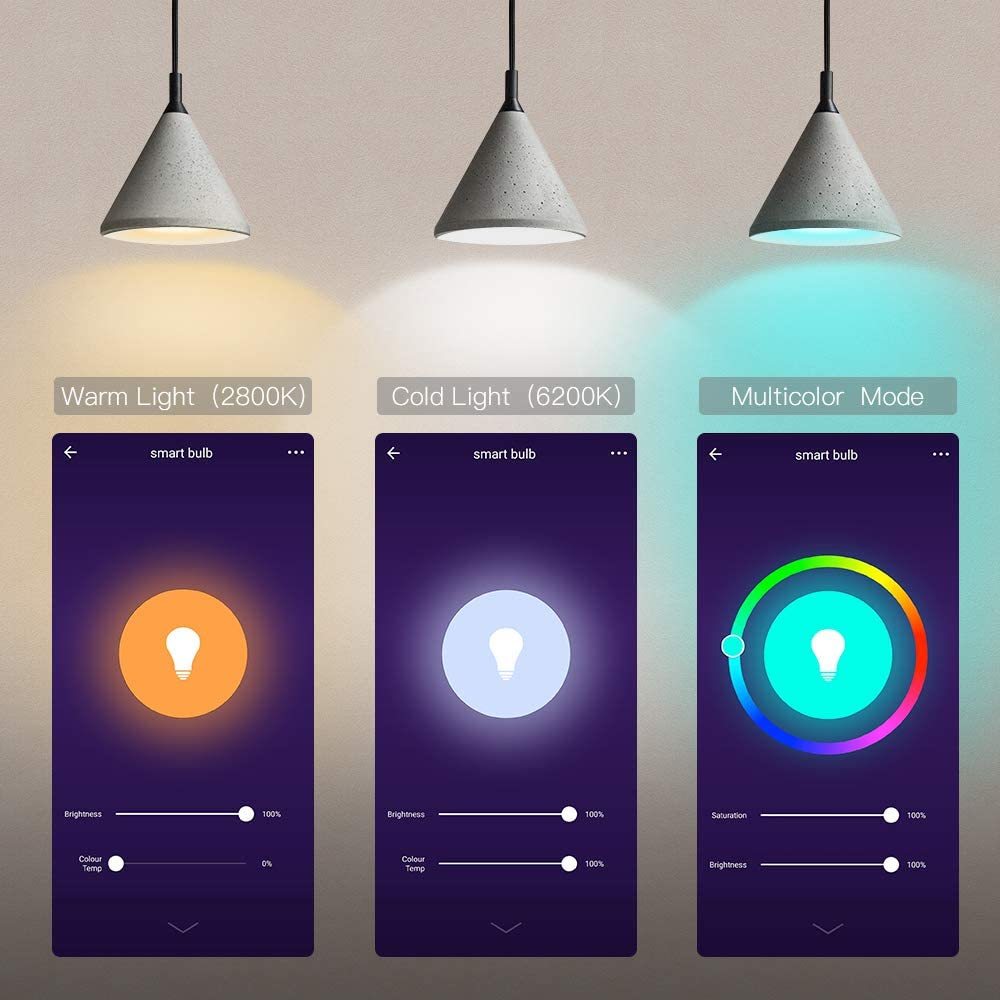 Smart Ape: 4.5W Colour & Warm/Cool White Smart LED Bulb (E14) C37 - 1 Pack image