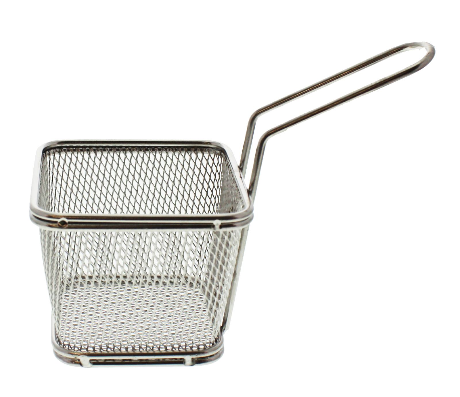 S/S Square Individual Chip Basket