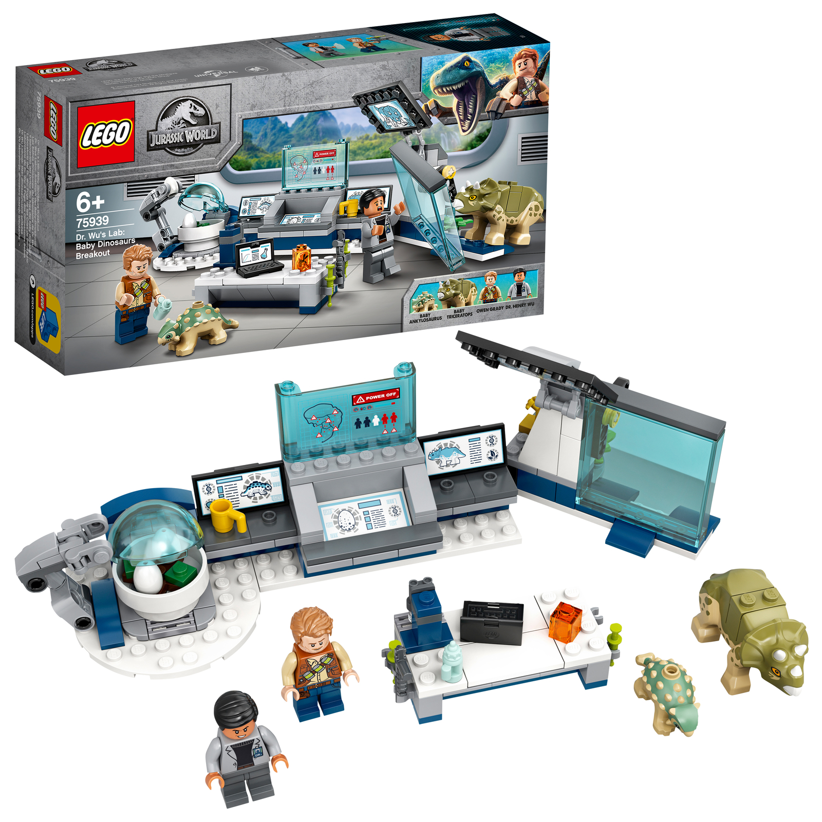 Buy LEGO Jurassic World Dr. Wu's Lab Baby Dinosaurs Breakout at