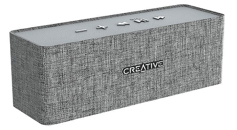 Creative Nuno Designer Cloth Bluetooth Speaker - Grey image