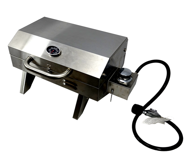 Buy Portable Stainless Steel BBQ Single Burner Barbecue Grill at