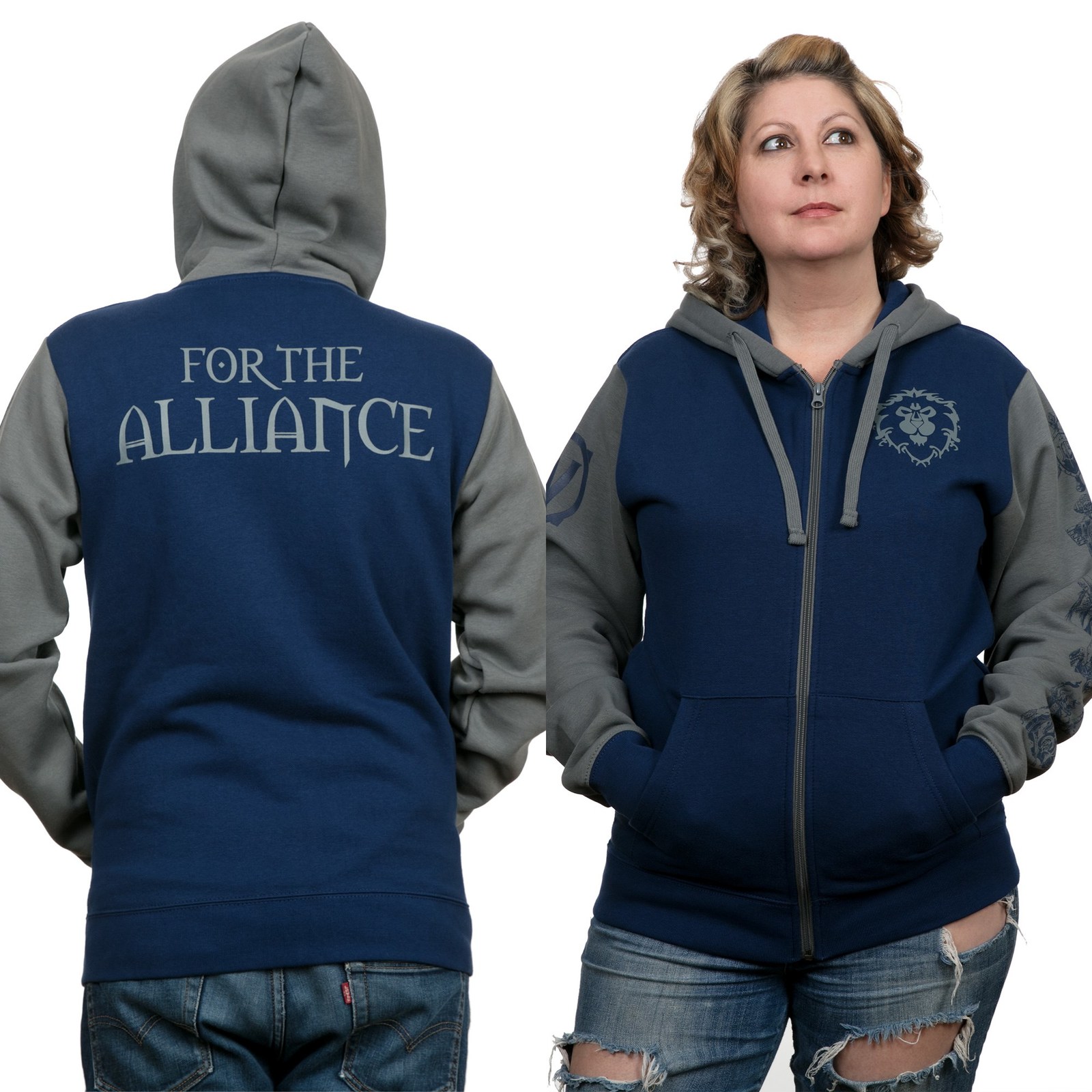 World of Warcraft Alliance Pride Zip-Up Hoodie (2XL)