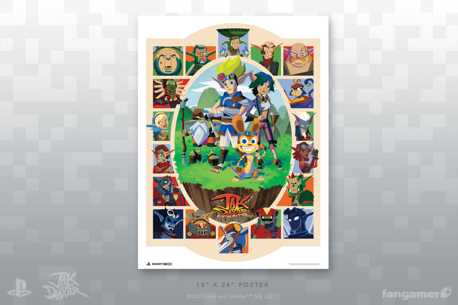 Jak and Daxter: Heroes vs. Villains (18"x24") - Art Print image
