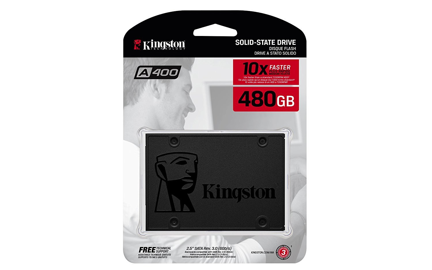 480GB SSD Kingston A400 SATA 2.5" image