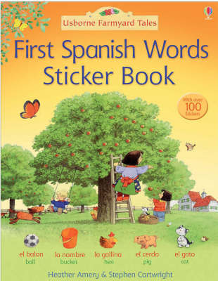 First Spanish Sticker Book by Heather Amery image