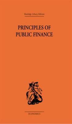 Principles of Public Finance by Hugh Dalton image